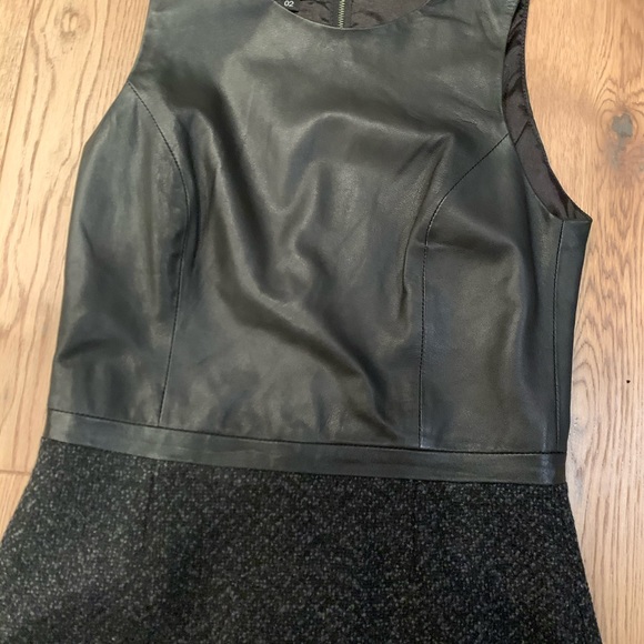 Teenflo tweed and leather dress - Picture 3 of 7